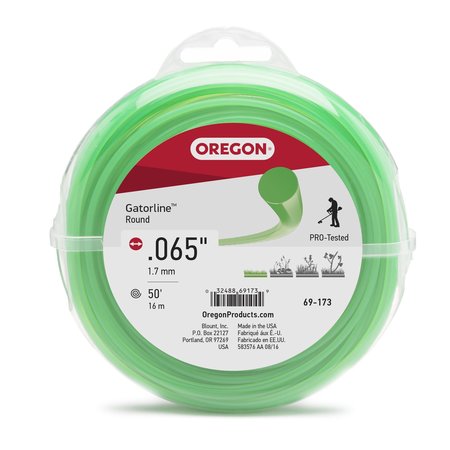 OREGON Gatorline Round Trimmer Line, .065" by 50' Donut 69-173